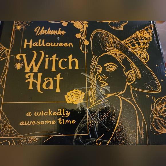 NIB Light Up Witch Hat costume full moon halloween women - Picture 9 of 12